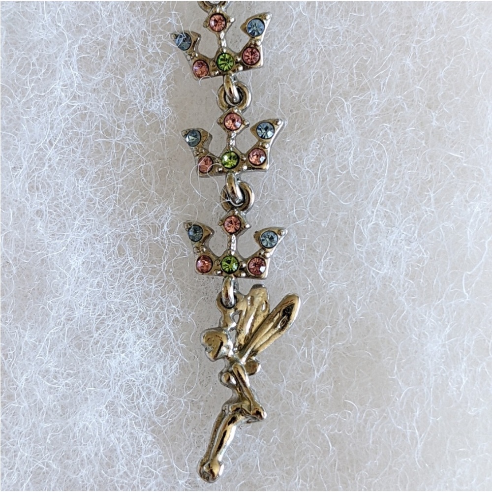 Goegeous Dainty Fairy / Tinkerbell Necklace - Silver